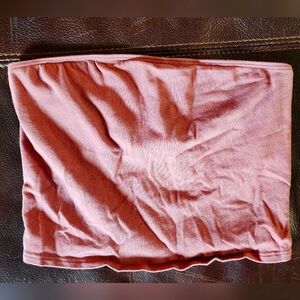 Pink tube top size xs-burgundy